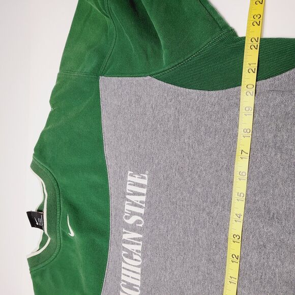 Nike Team Michigan State Spartans Crewneck Sweatshirt Men's Small Center Swoosh - Picture 7 of 8